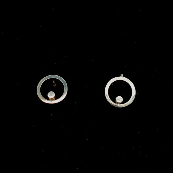 oorbellen rond met draad