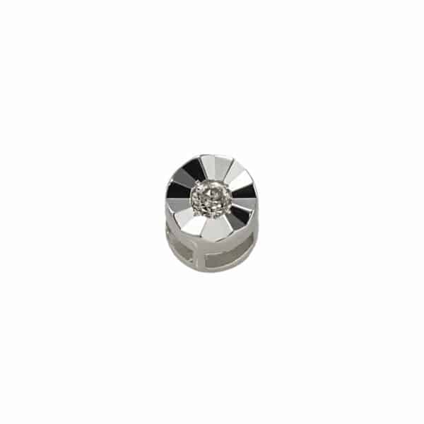 Witgouden element met diamant
