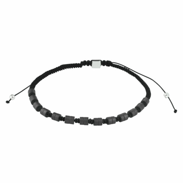 kralen hematiet herenarmband