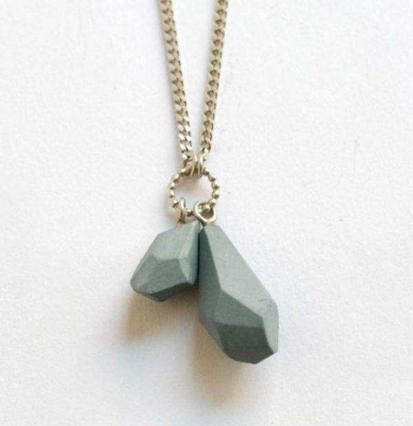 Collier keramiek pegel lichtgroen