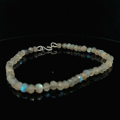 Armband labradoriet met WG sluiting