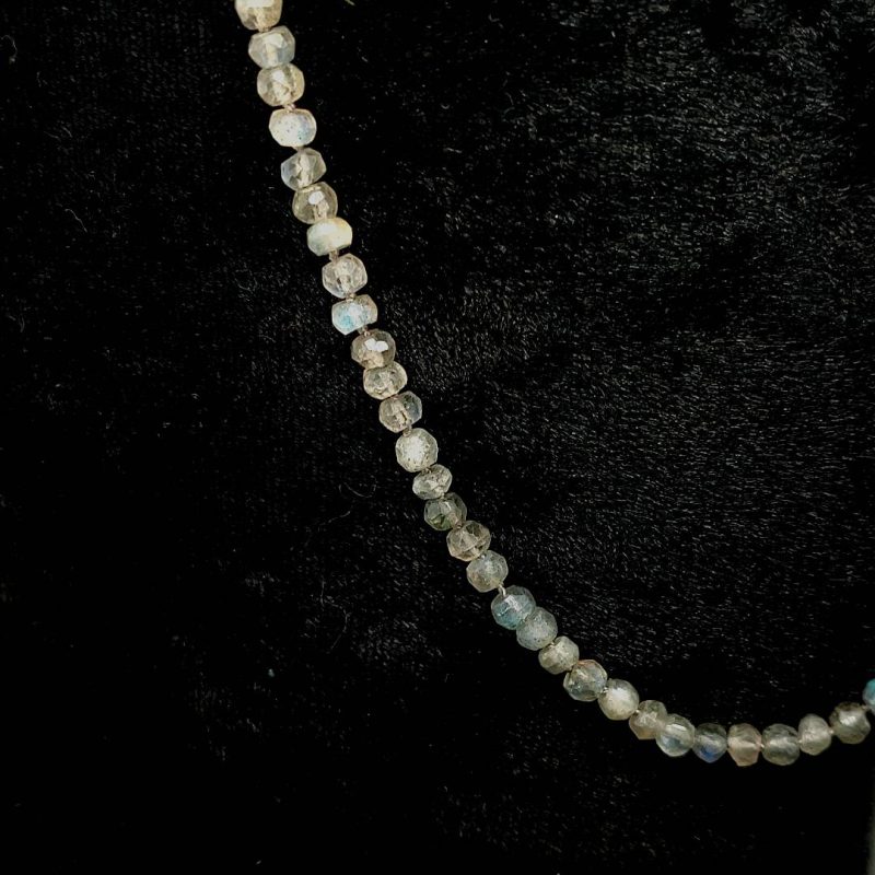 collier labradoriet met WG sluiting