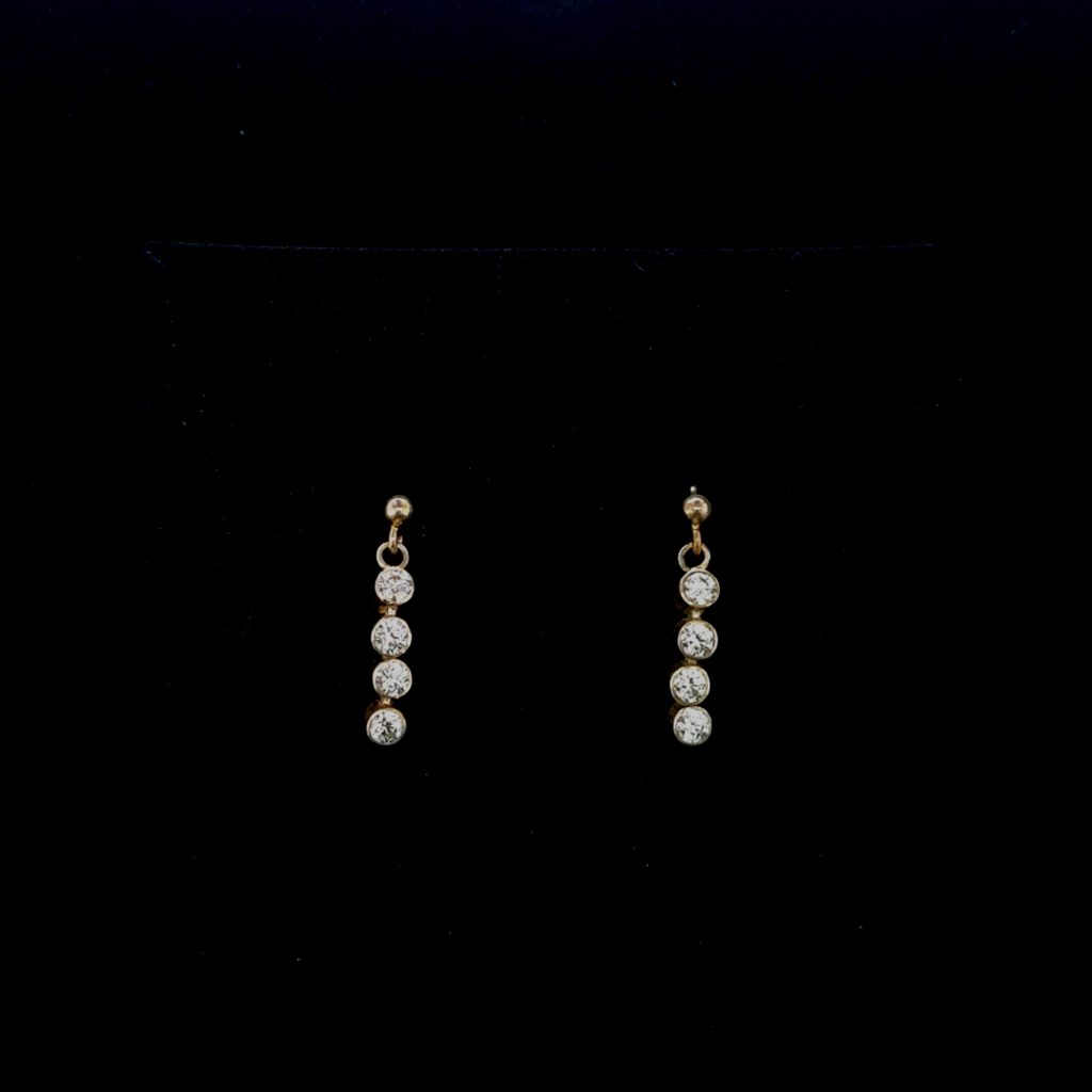 Oorhangers met zirkonia
