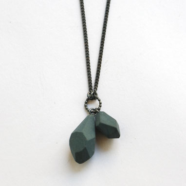 Collier pegel donkerblauw
