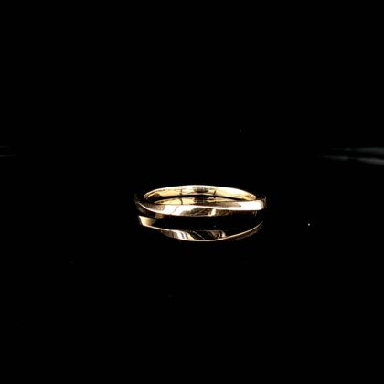 14 krt. gouden ring met twist maat 18,25