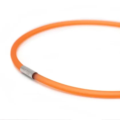Collier rubber Oranje