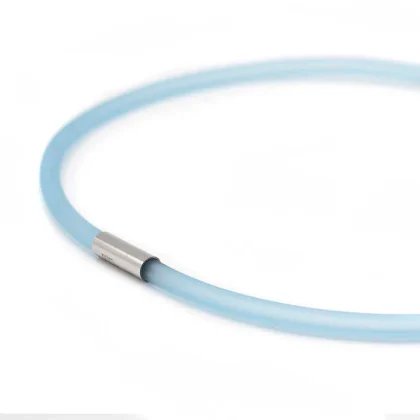 Collier rubber Aqua