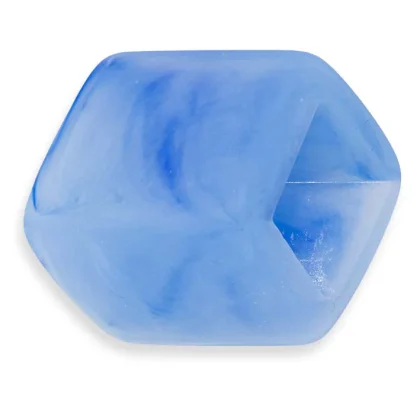 Cube bleu wave