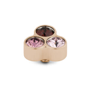 Trio steen in GD  Smokey topaz ,Pink, Bleu, RG  Smokey topaz, PinkSilver Smokey topaz, Pink, Bleu€ 25,00