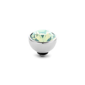 Rond 8 mm Zilver € 20,00 in de kleurenAqua GreenFern GreenPinkChrysoliteAubergineBlossemChampagneCrystaMint